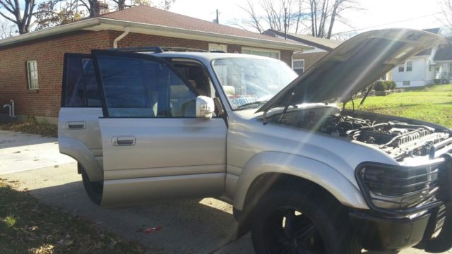 1991 Tan Toyota Land Cruiser SUV