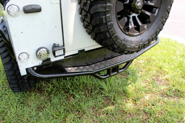 1991 White Land Rover Defender SUV