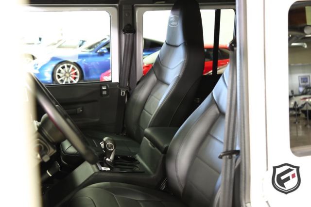 1991 White Land Rover Defender 110