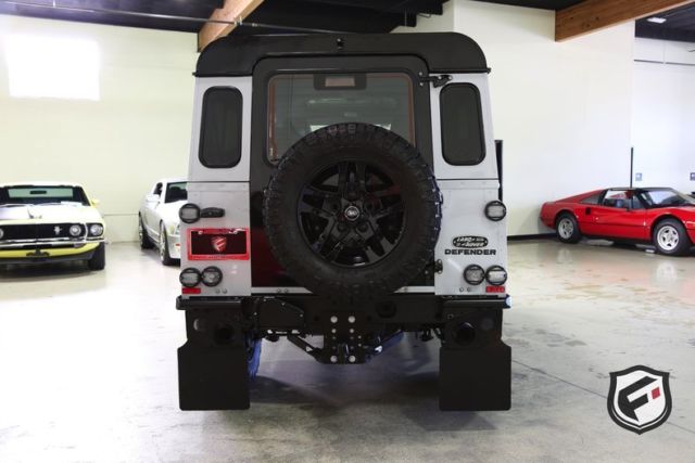 1991 White Land Rover Defender 110