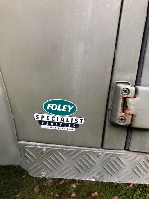 1991 Army/NATO Green Land Rover Defender Crew Cab Pickup