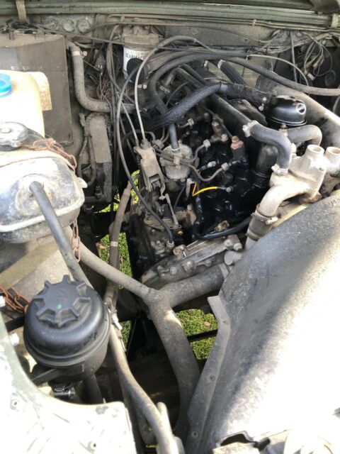 1991 Army/NATO Green Land Rover Defender Crew Cab Pickup