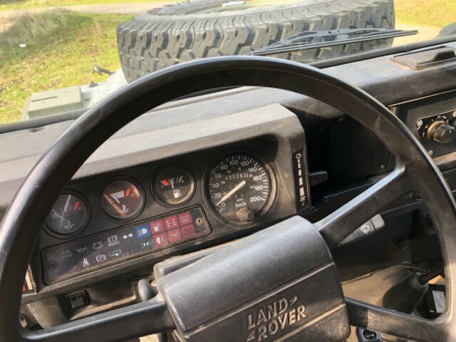 1991 Army/NATO Green Land Rover Defender Crew Cab Pickup