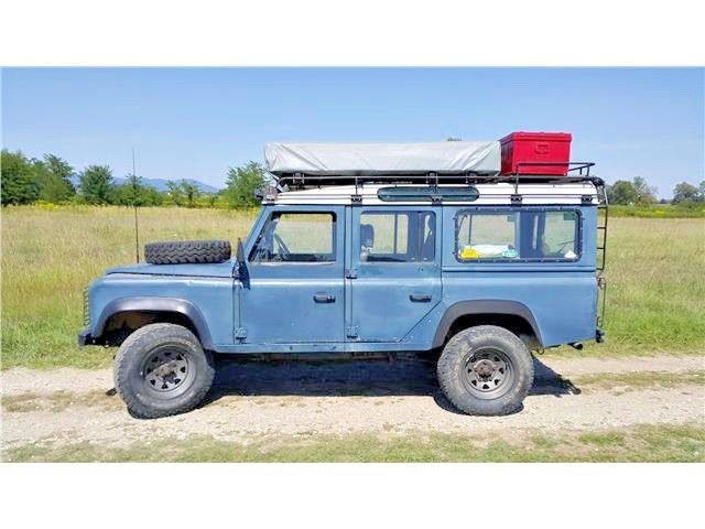 1991 Blue Land Rover Defender SUV