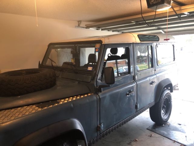 1991 Blue Land Rover Defender SUV