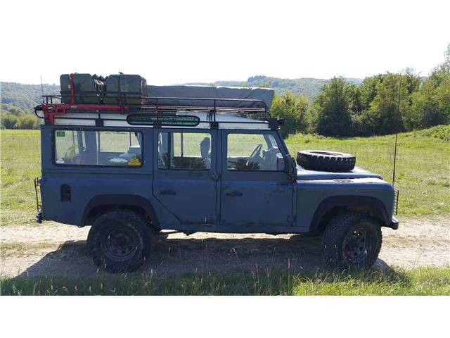 1991 Blue Land Rover Defender SUV