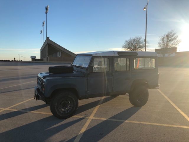 1991 Blue Land Rover Defender SUV