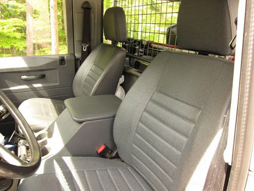 1991 White Land Rover Defender SUV