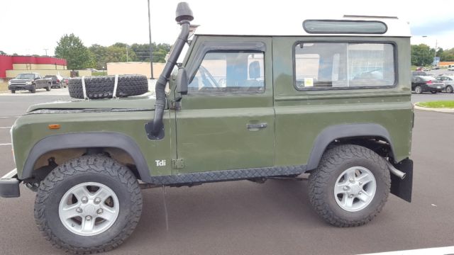 1991 Green Land Rover Defender SUV