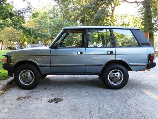 1991 Clearwater Blue Land Rover Range Rover SUV