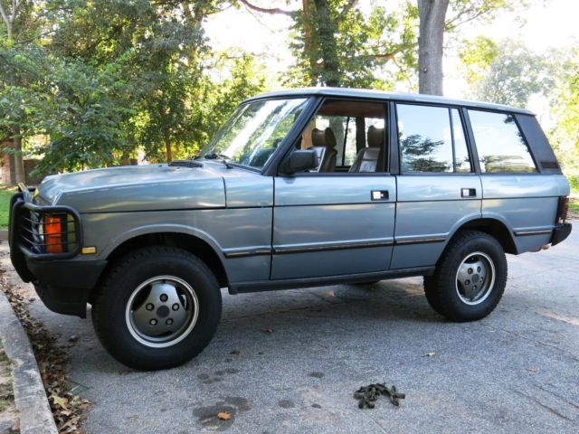 1991 Clearwater Blue Land Rover Range Rover SUV