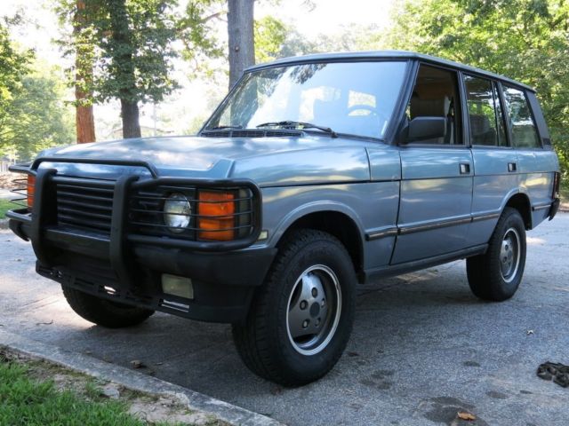 1991 Clearwater Blue Land Rover Range Rover SUV