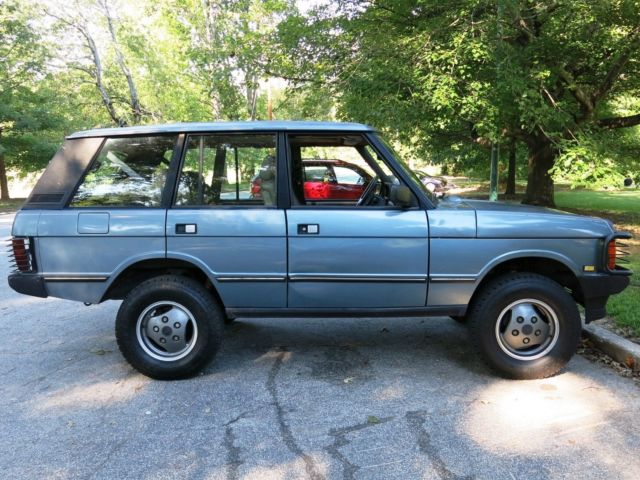 1991 Clearwater Blue Land Rover Range Rover SUV
