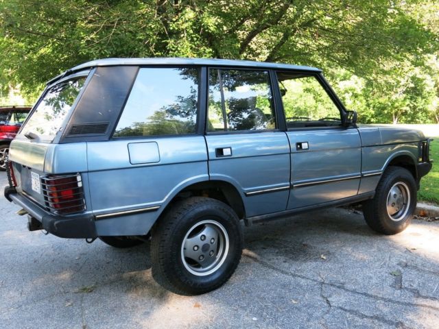1991 Clearwater Blue Land Rover Range Rover SUV