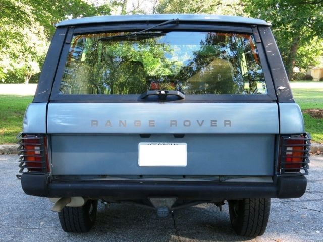 1991 Clearwater Blue Land Rover Range Rover SUV
