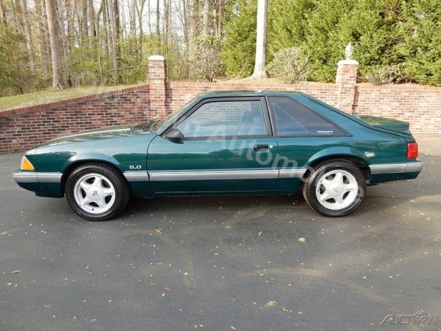 1991 Green Ford Mustang Hatchback