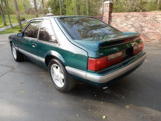 1991 Green Ford Mustang Hatchback