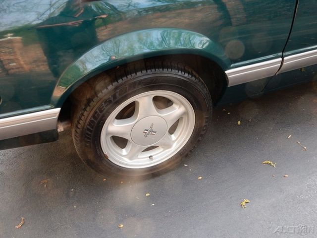 1991 Green Ford Mustang Hatchback