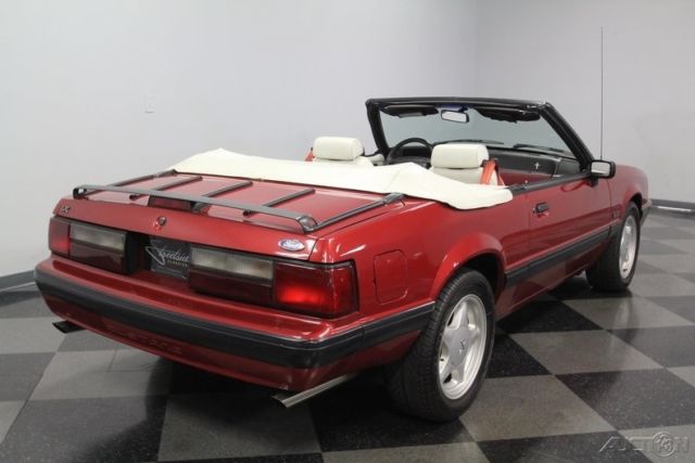 1991 Red Ford Mustang