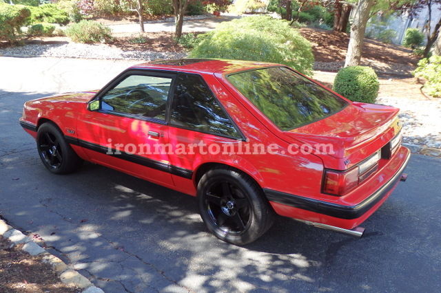 1991 Red Ford Mustang Fastback