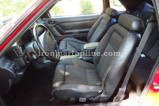 1991 Red Ford Mustang Fastback