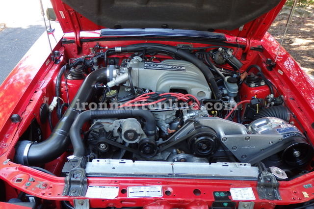 1991 Red Ford Mustang Fastback