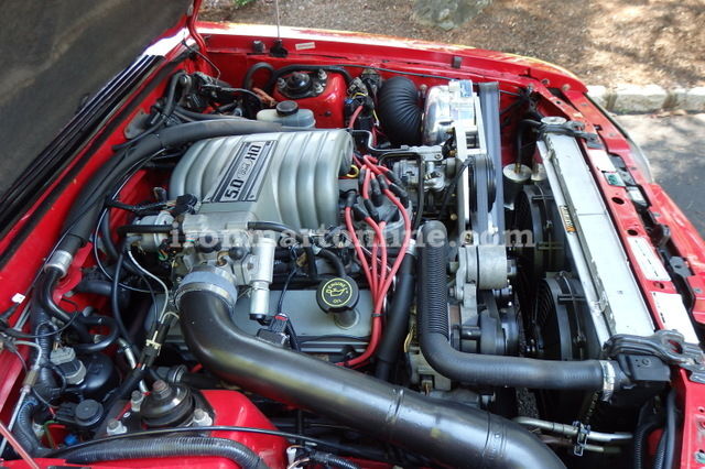 1991 Red Ford Mustang Fastback