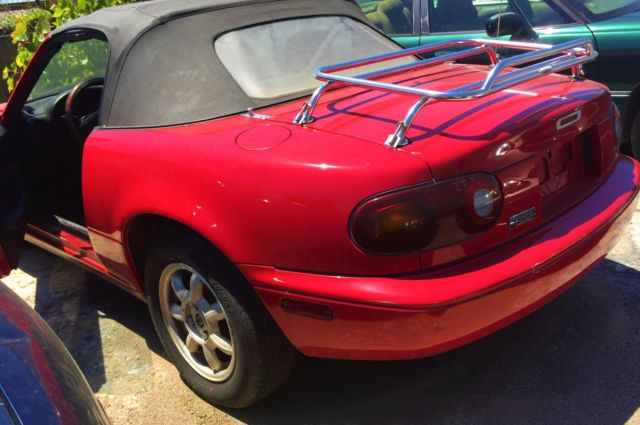 1991 Red Mazda CX-5 Convertible