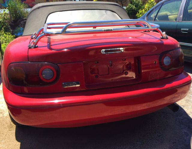 1991 Red Mazda CX-5 Convertible