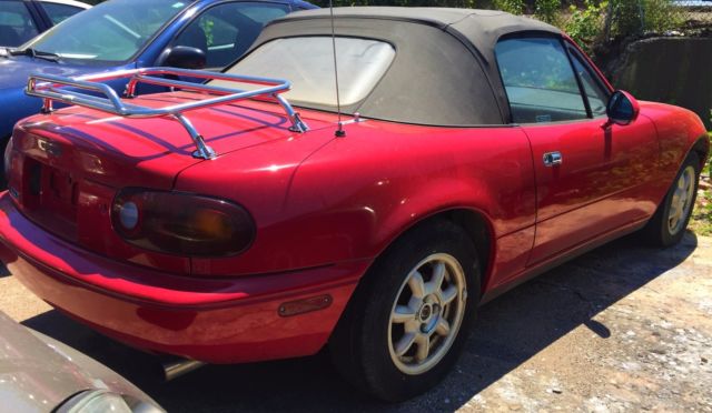 1991 Red Mazda CX-5 Convertible