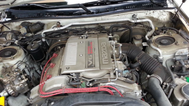 1991 White Mazda 929 Sedan