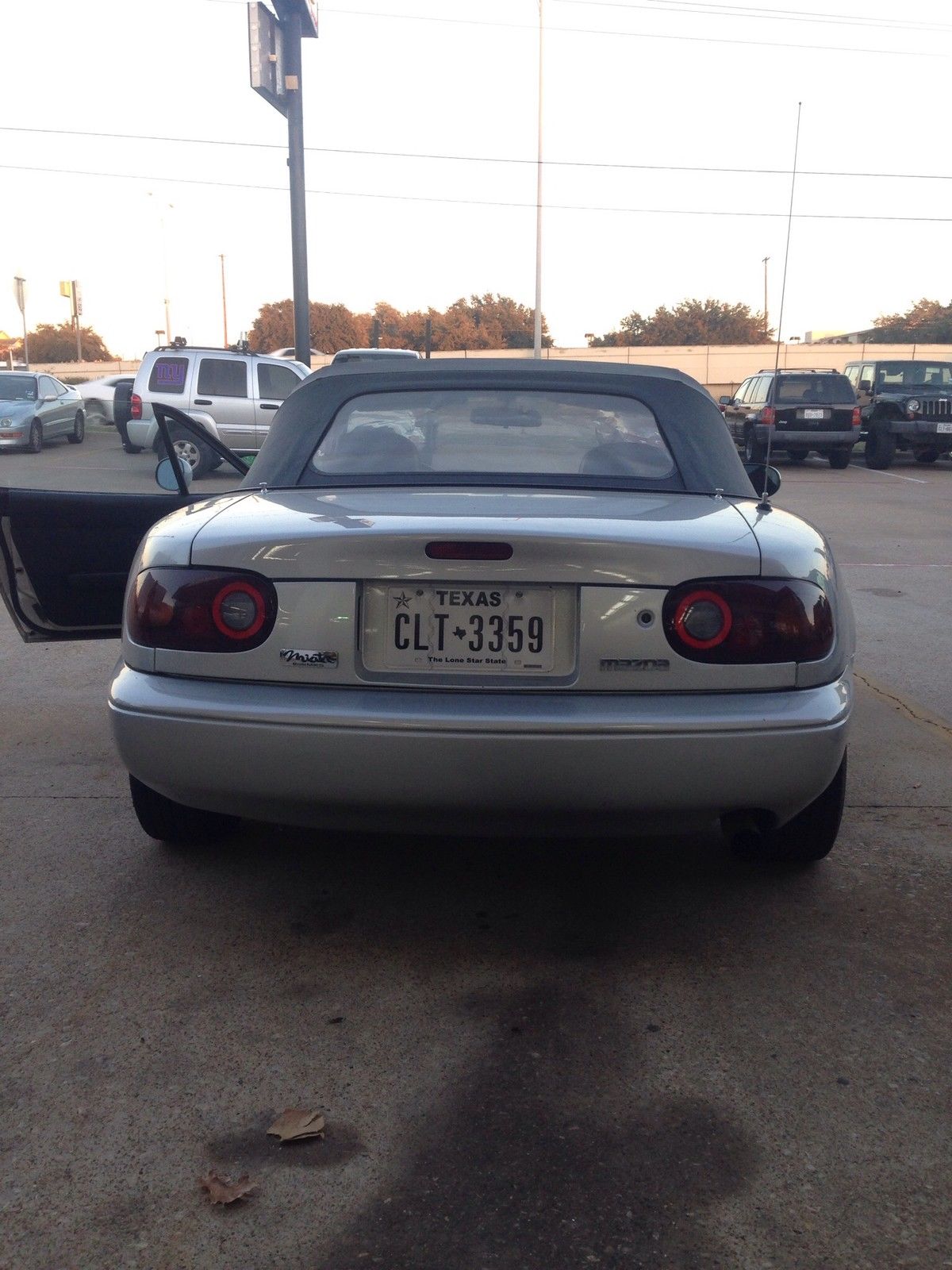 1991 Silver Mazda MX-5 Miata Convertible