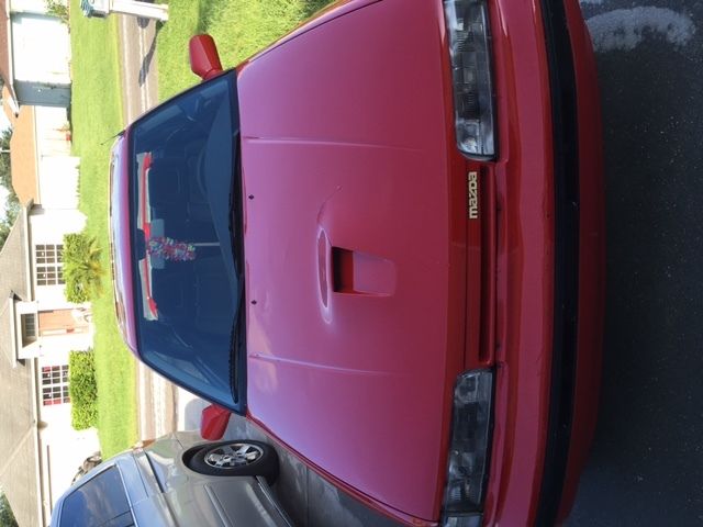 1991 Red Mazda MX-6 Coupe