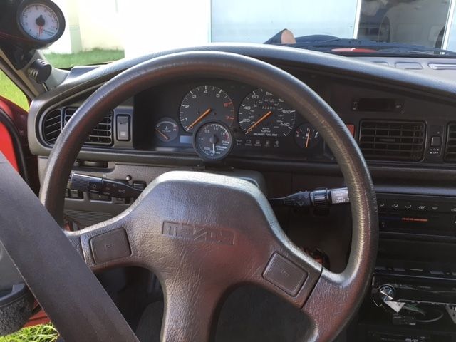 1991 Red Mazda MX-6 Coupe