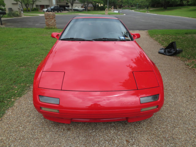 1991 Red Mazda RX-7 Convertible
