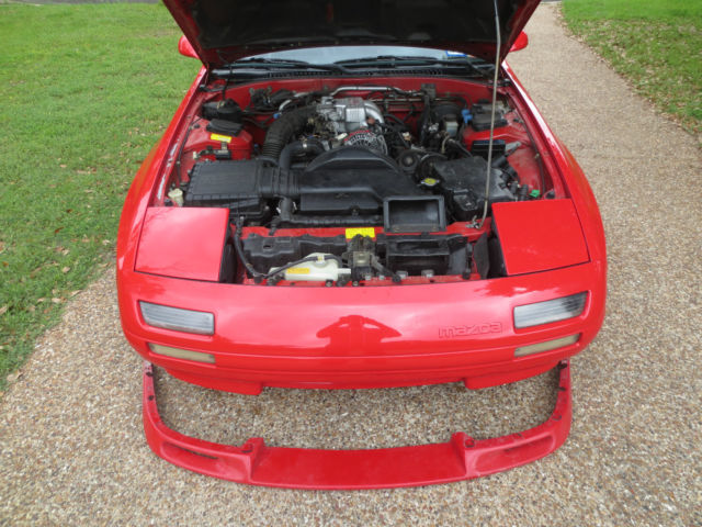 1991 Red Mazda RX-7 Convertible