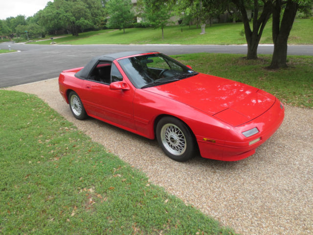 1991 Red Mazda RX-7 Convertible