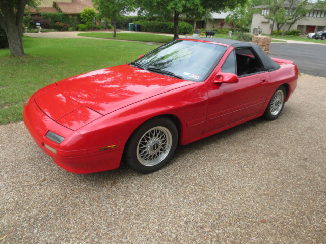 1991 Red Mazda RX-7 Convertible