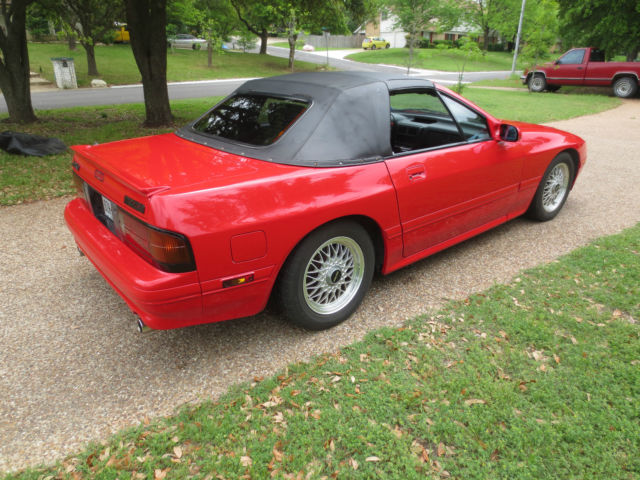 1991 Red Mazda RX-7 Convertible