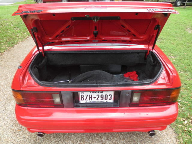 1991 Red Mazda RX-7 Convertible