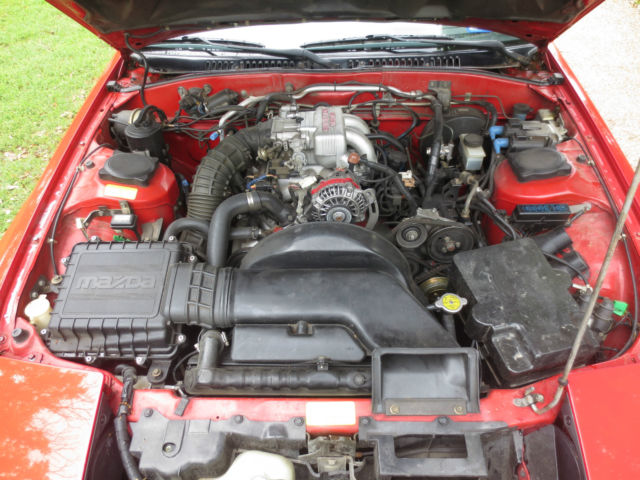 1991 Red Mazda RX-7 Convertible