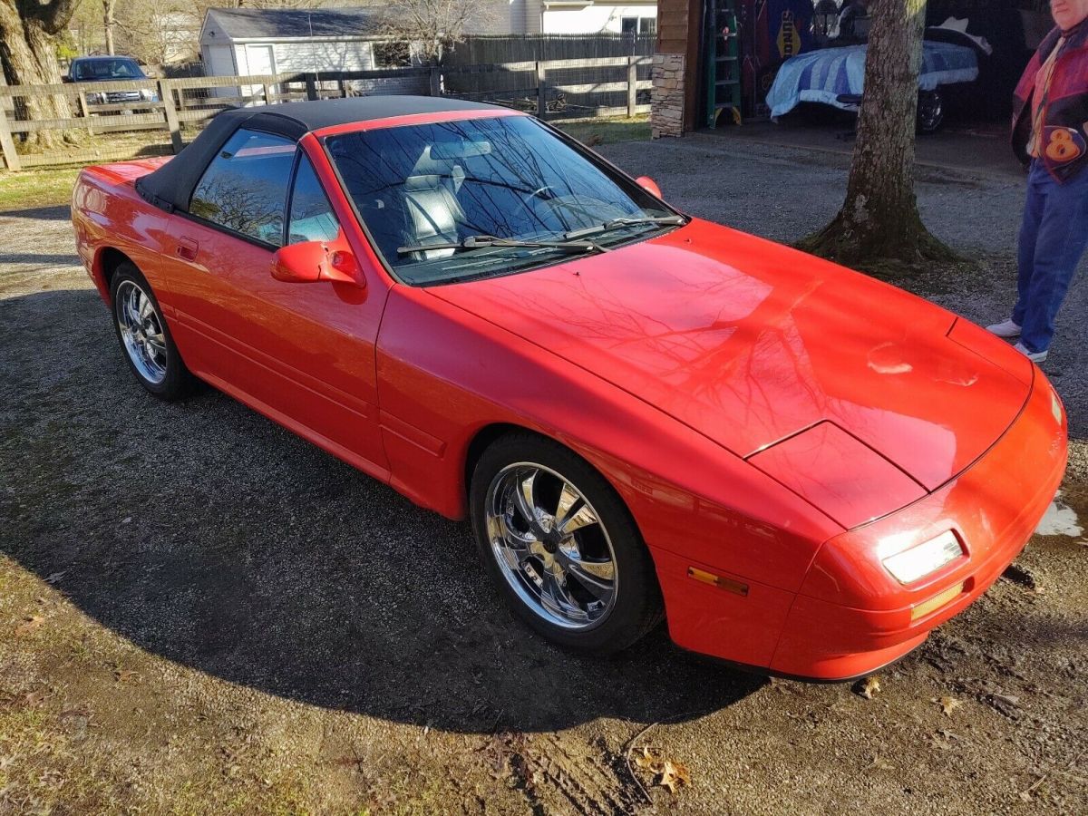 1991 Red Mazda RX-7 Convertible