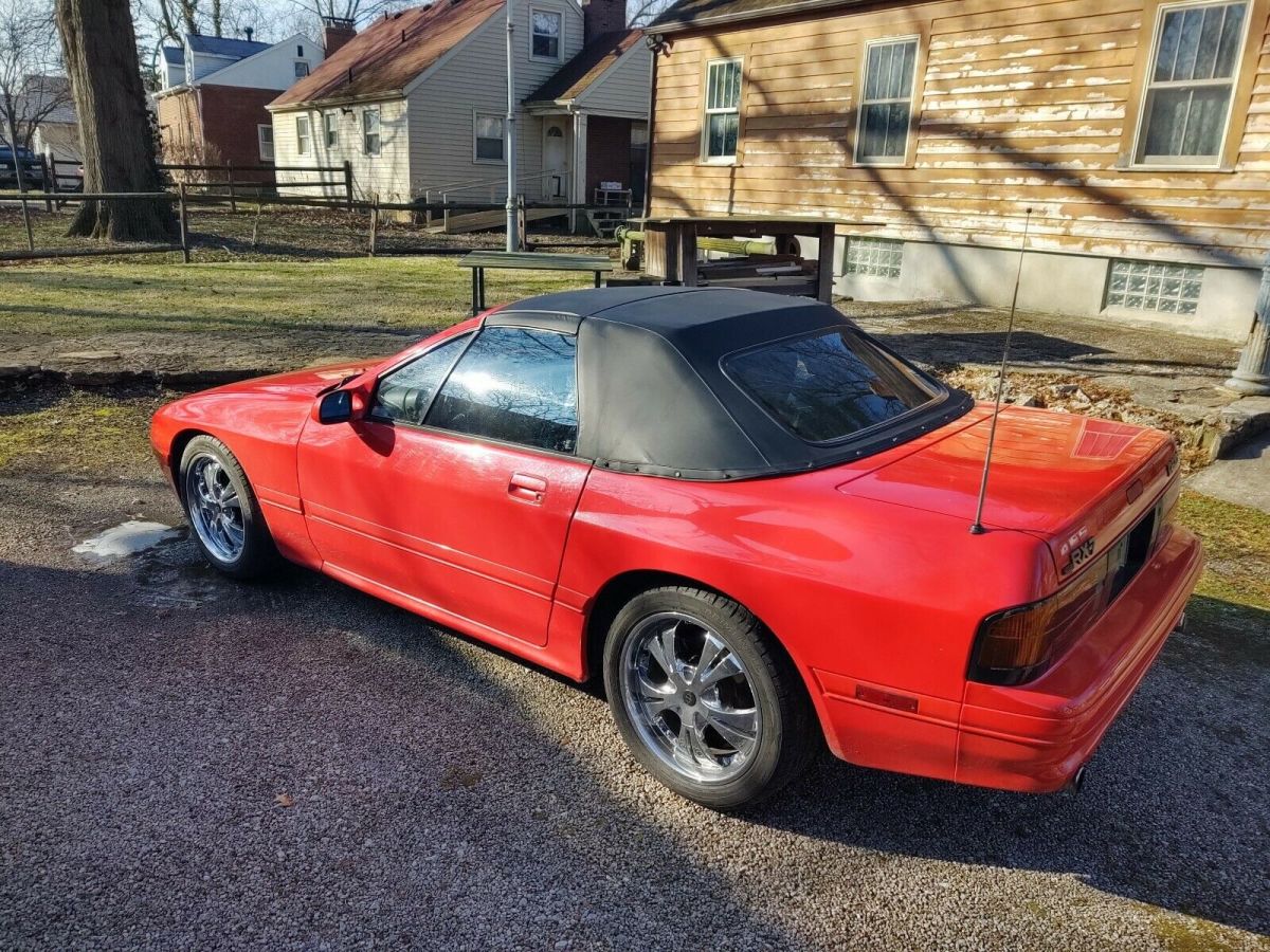 1991 Red Mazda RX-7 Convertible