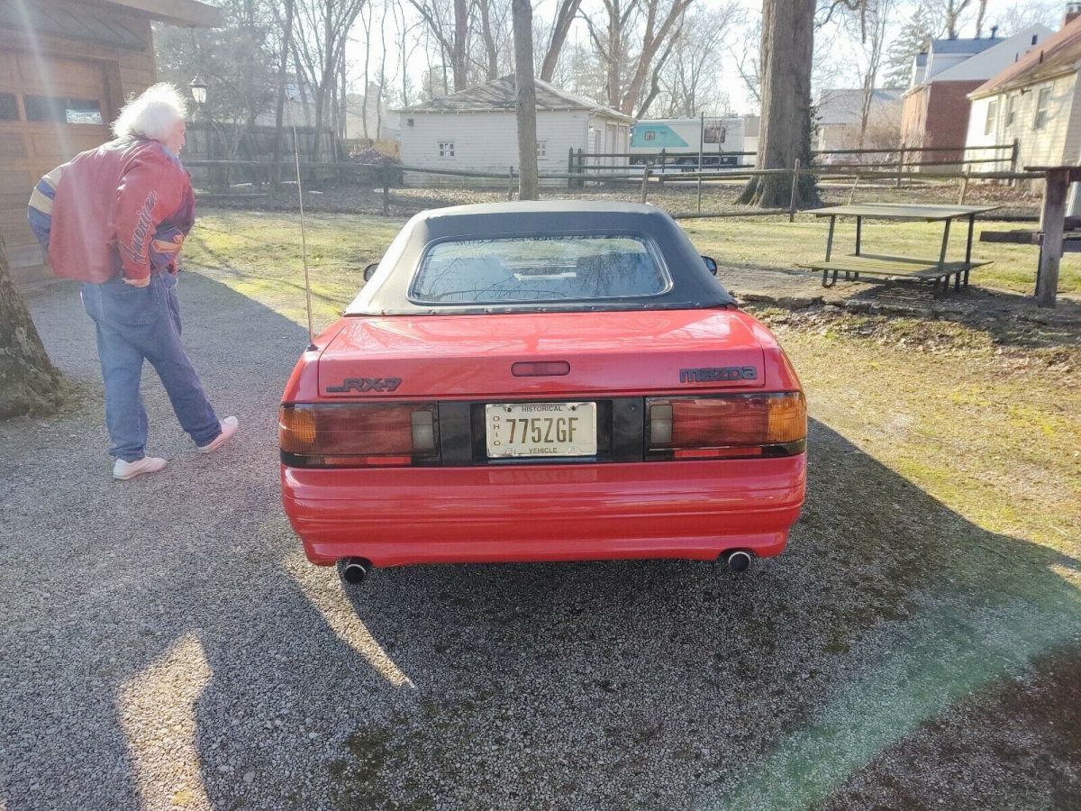 1991 Red Mazda RX-7 Convertible