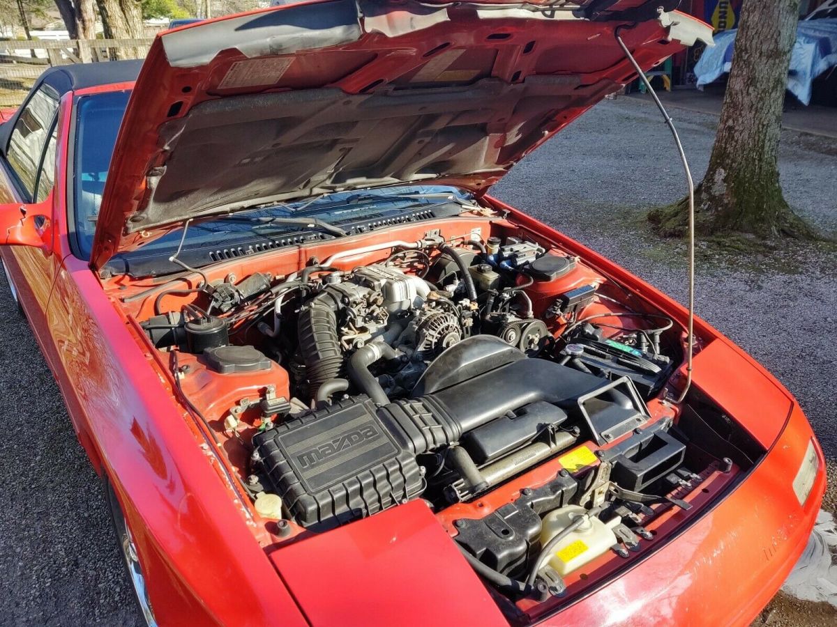 1991 Red Mazda RX-7 Convertible