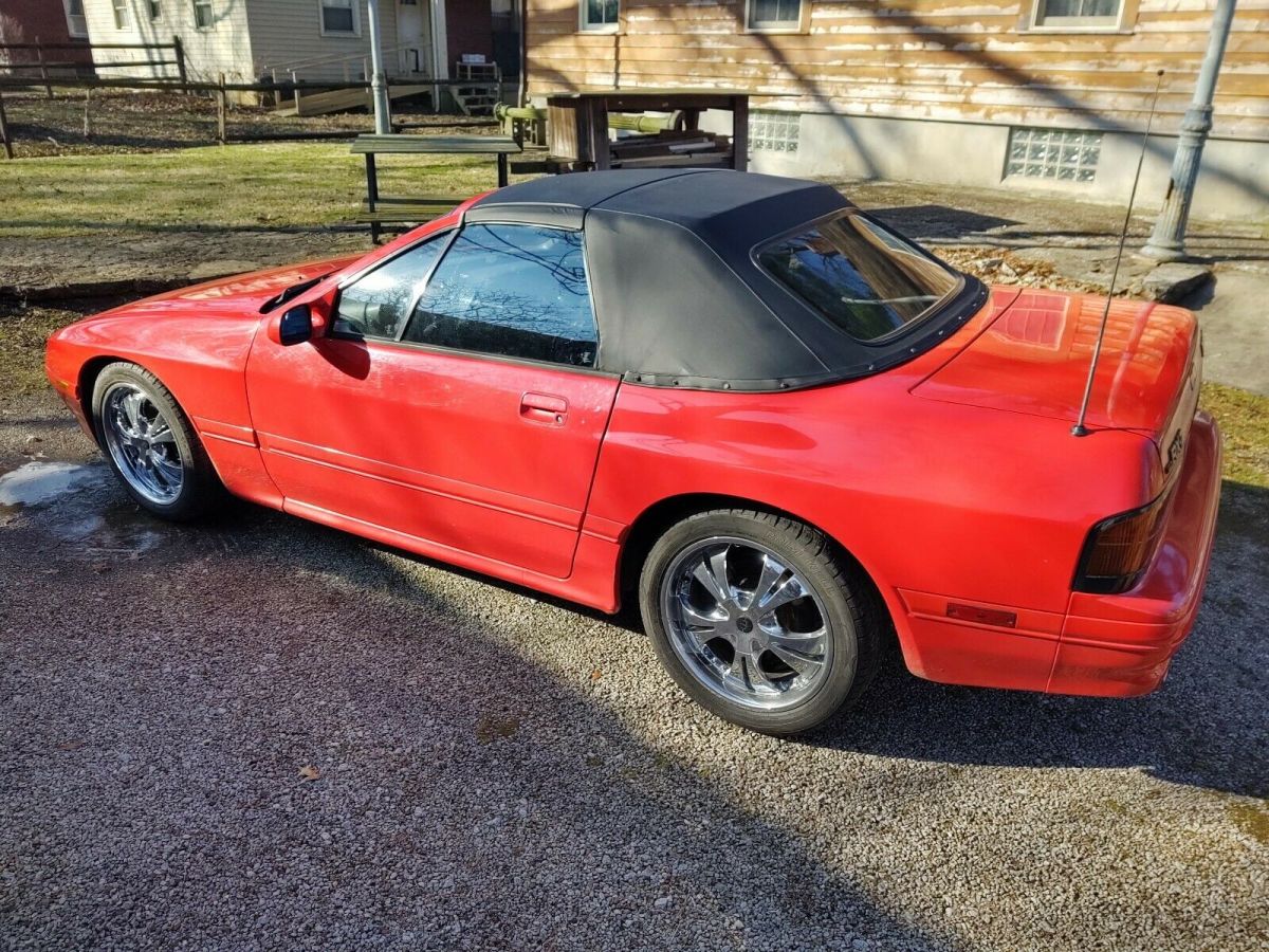 1991 Red Mazda RX-7 Convertible