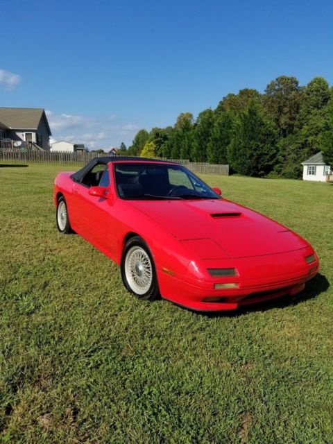 1991 Red Mazda RX-7 Convertible