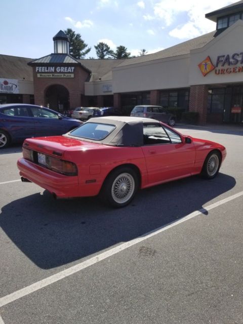 1991 Red Mazda RX-7 Convertible