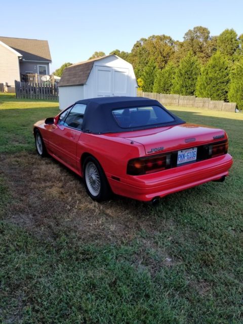 1991 Red Mazda RX-7 Convertible