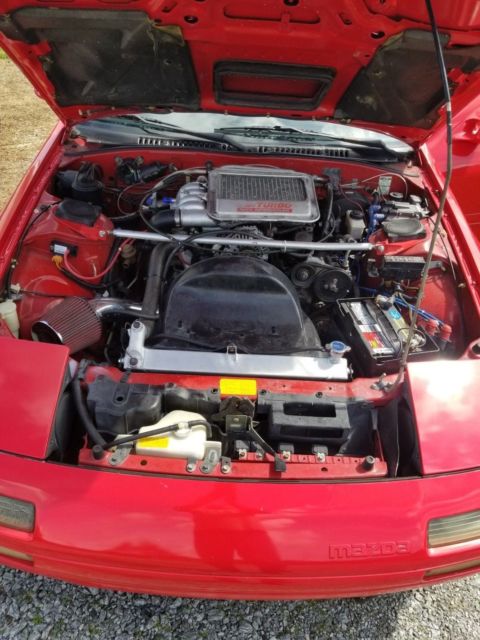 1991 Red Mazda RX-7 Convertible